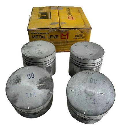 Jogo Pistão Gm Monza 1.6 Álcool Std Metal Leve Pa1282