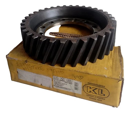 Coroa Cilíndrica Baixa Tinkão Ford Gm Vw Dodge 34 Dentes