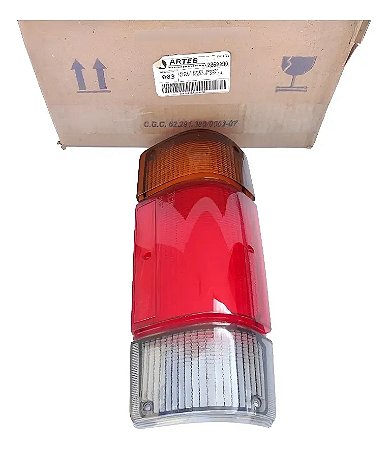 Lente Lanterna Traseira Fumê A20 C20 D20 Arteb Com Logo Gm Fume Logo Gm
