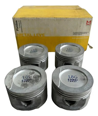 Kit Pistão Gol Mi 1.8 98 / Std Original Metal Leve Gasolina