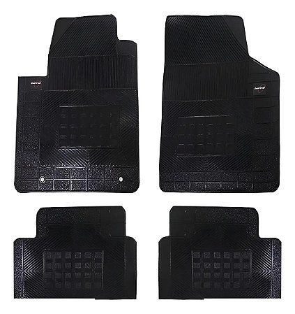 Jogo Tapete Borracha Borcol Milano Original Hb20 Sedan Hatch Preto