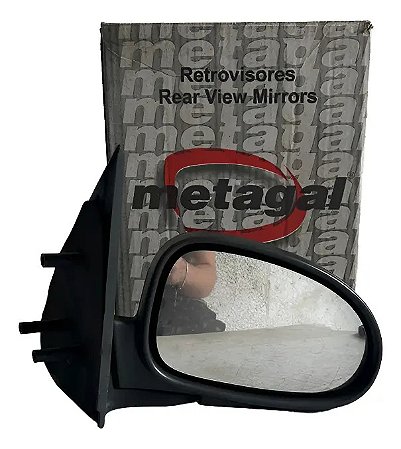 Retrovisor Vw Gol G2 95/99 4p Fixo Ld Metagal Aw20g2600