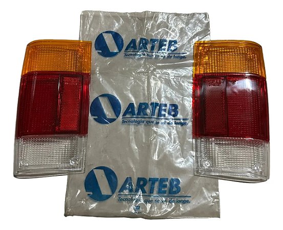 Par Lente Lanterna Fiat 147 Pick-up City Panorama Arteb Original