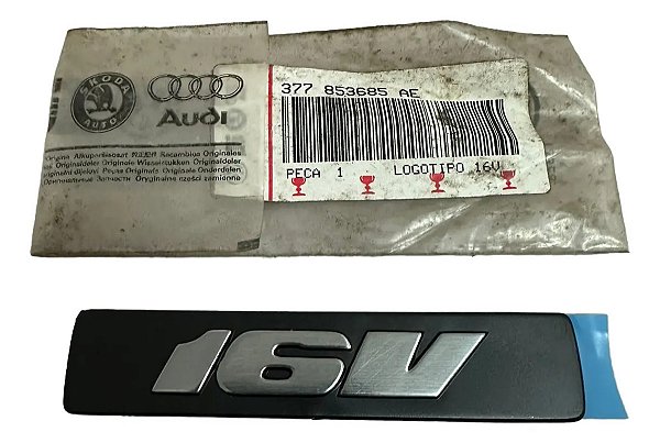 Emblema 16v Paralama Parati 16v 1997 / 1999 Original Vw Original