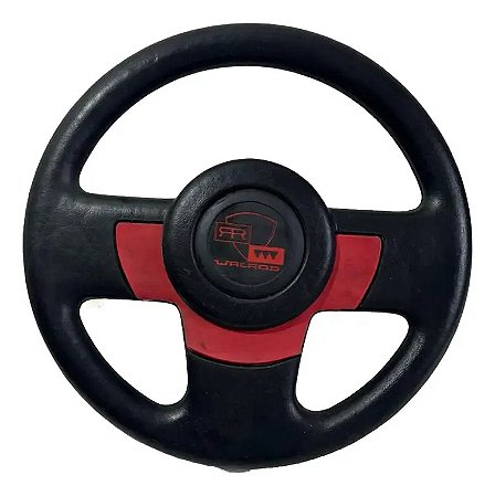 Volante Esportivo De Época Walrod Original Novo Raríssimo Preto