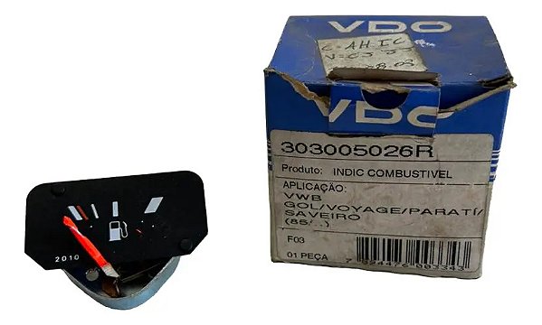 Indicador Combustivel Painel Vdo 303005026r Gol Parati 86