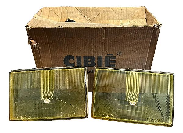Par Lente Farol Opala 80 / 87 Cibié Bi Iodo Amarelo Original