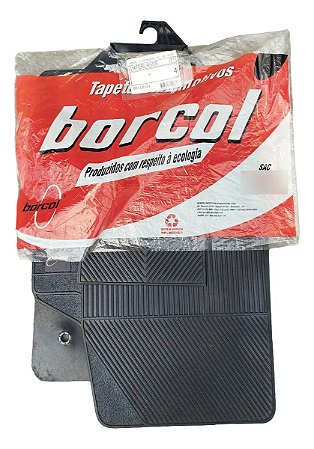 Jogo Tapete Borracha Volkswagen Up Original Borcol Preto