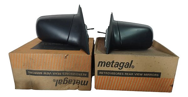 Par Retrovisor Gm Ômega Manual Original Metagal