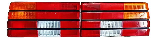 Par Lanterna Monza Sle Tricolor Friso Original Carto 88/90 Tricolor Friso Preto