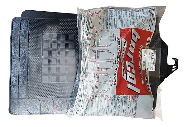 Jogo Tapete Borracha Ford Ka 15 / 20 Original Borcol Preto