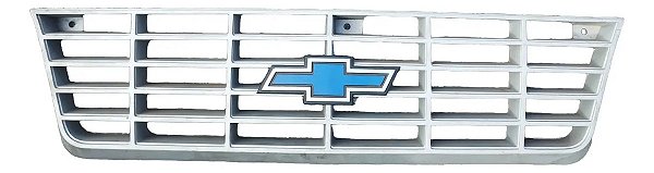 Grade Opala Comodoro 88 89 90 Nova Original Gm Com Emblema Prateado Ambos Lados