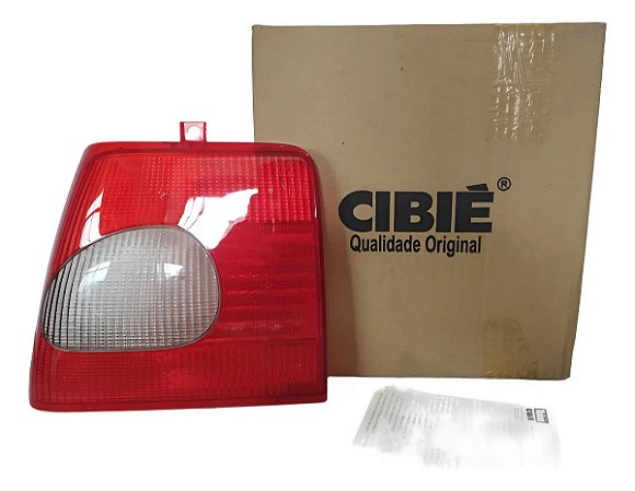 Lente Lanterna Traseira Tempra 96/99 Cibié Original Esq Bicolor