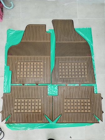 Jogo Tapete Borracha Borcol Marrom Fiat Tempra Original Novo Marrom