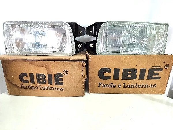 Par Farol Gol Gti Voyage 91 / 92 Original Cibie Assimétrico  Esquerdo