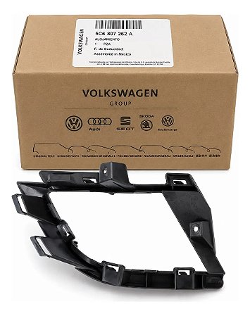 Suporte Farol Neblina Direito Jetta Gli Original Vw Preto Direito