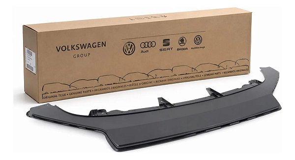 Spoiler Central Inferior Parachoque Jetta 2011 2014 Original Preto
