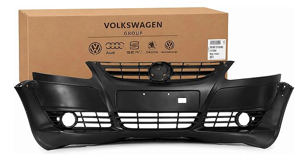 Parachoque Dianteiro Vw Fox 2004 A 2010 Original Primer Preto