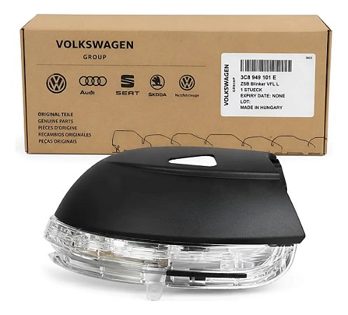 Pisca Retrovisor Esq. Jetta 15/18 Passat Cc 13/17 3c8949101e Cristal