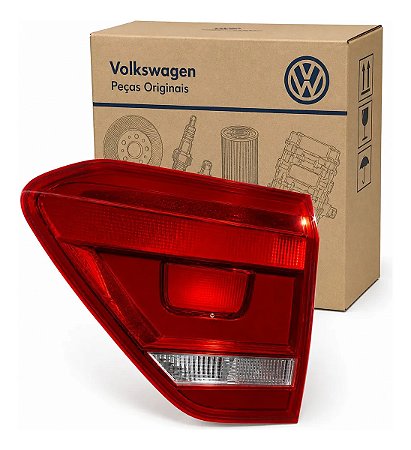 Lanterna Tampa Traseira Fox 2015/2021 Ld Original Vw Direito/passageiro Bicolor