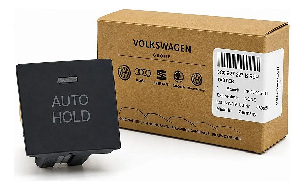 Botão Auto Hold Passat Cc B6 Original Vw 3c0927227b
