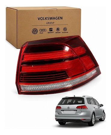 Lanterna Traseira Direita Golf Variant 18/21 Original Vw Led Direito/passageiro Bicolor