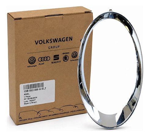 Moldura Farol Milha Direito Up 2014 2017 Original Vw Cromado Direito