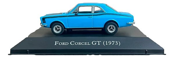 Miniatura Ford Corcel Gt 1973 Escala 1:43 Coleção Azul