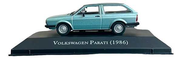 Miniatura Volkswagen Parati 1986 Escala 1:43 Coleção Azul-aço