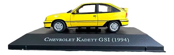 Miniatura Chevrolet Kadett Gsi 1994 Escala 1:43 Coleção Amarelo