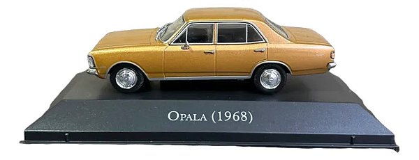 Miniatura Chevrolet Opala 1968 Escala 1:43 Colecionável Marrom