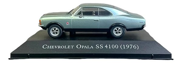 Miniatura Chevrolet Opala Ss 4100 1976 Escala 1:43 Verde-claro