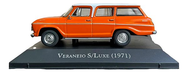Miniatura Chevrolet Veraneio S/luxe 1971 Escala 1:43 Bege