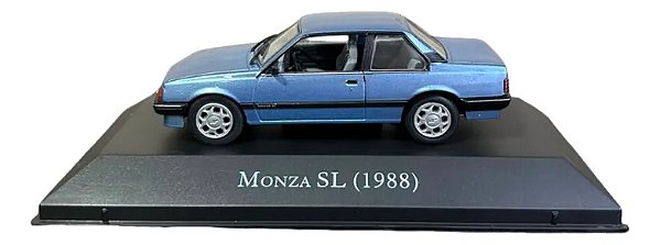 Miniatura Chevrolet Monza Sl 1988 Escala 1:43 Coleção Azul
