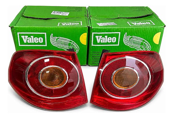 Par Lanterna Traseira Spacefox 2006/2008 Original Valeo Ambos Lados Tricolor