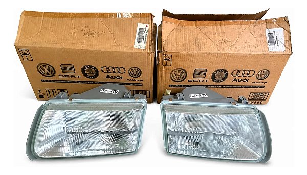 Par De Faróis Volkswagen Santana 1998 A 2006 Original Cibié Ambos Lados