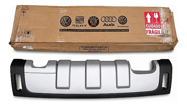 Spoiler Traseiro Crossfox 2005/2009 Original Volkswagen Prateado