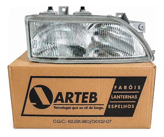 Farol Direito Ford Escort Xr3 Foco Duplo Arteb Original Direito/passageiro