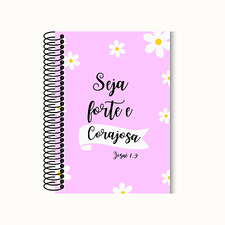 Caderno Seja Forte e Corajosa