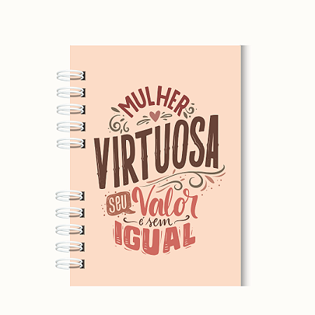 Caderno Mulher Virtuosa