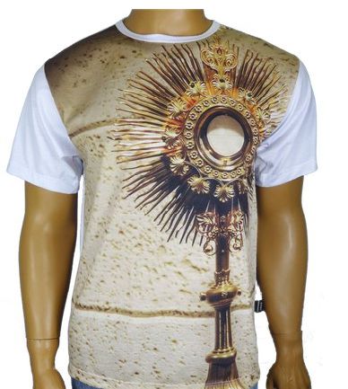 CAMISETA OSTENSÓRIO DOURADO