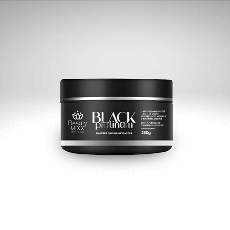 ..MASCARA BLACK PLATINUM BEAUTY MIXX 250G