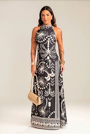 Vestido Longo Encanto Noturno