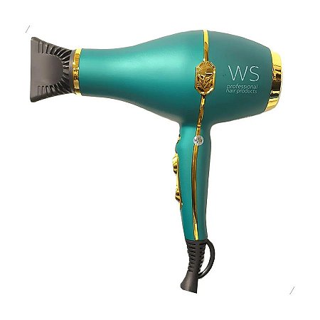WS PROFESSIONAL SECADOR VERDE PALMEIRA 2600W PRO VULCANO LIZZO 220V