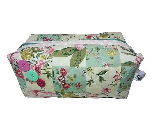 Necessaire Box Média Floral