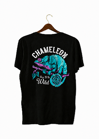Camiseta Masculina de Algodão com Estampa - Chameleon