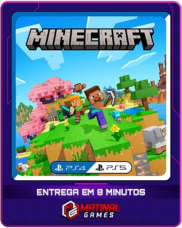 MINECRAFT - PS4 - MÍDIA DIGITAL