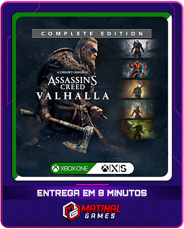 ASSASSINS CREED VALHALLA COMPLETE EDITION - XBOX ONE- MÍDIA DIGITAL