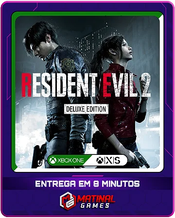 RESIDENT EVIL 2 DELUXE EDITION - XBOX ONE / SERIES X|S- MÍDIA DIGITAL