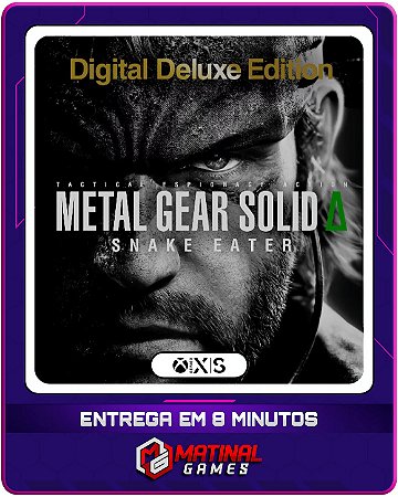 METAL GEAR SOLID Δ: SNAKE EATER DELUXE - XBOX SERIES X|S- MÍDIA DIGITAL